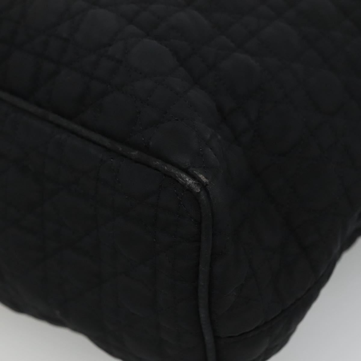 DIOR Canage Hand Bag Nylon Black Gold - 12