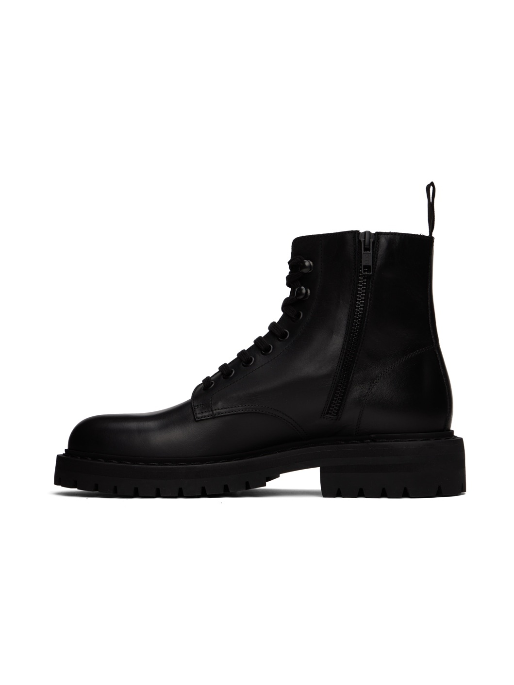 Black Combat Boots - 3