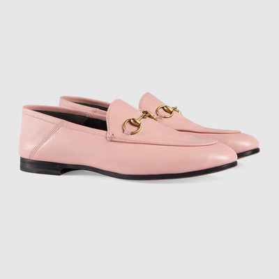 GUCCI Leather Horsebit loafer outlook