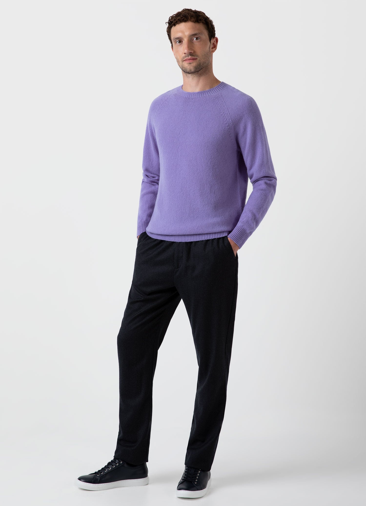 Lambswool Crew Neck Jumper - 3