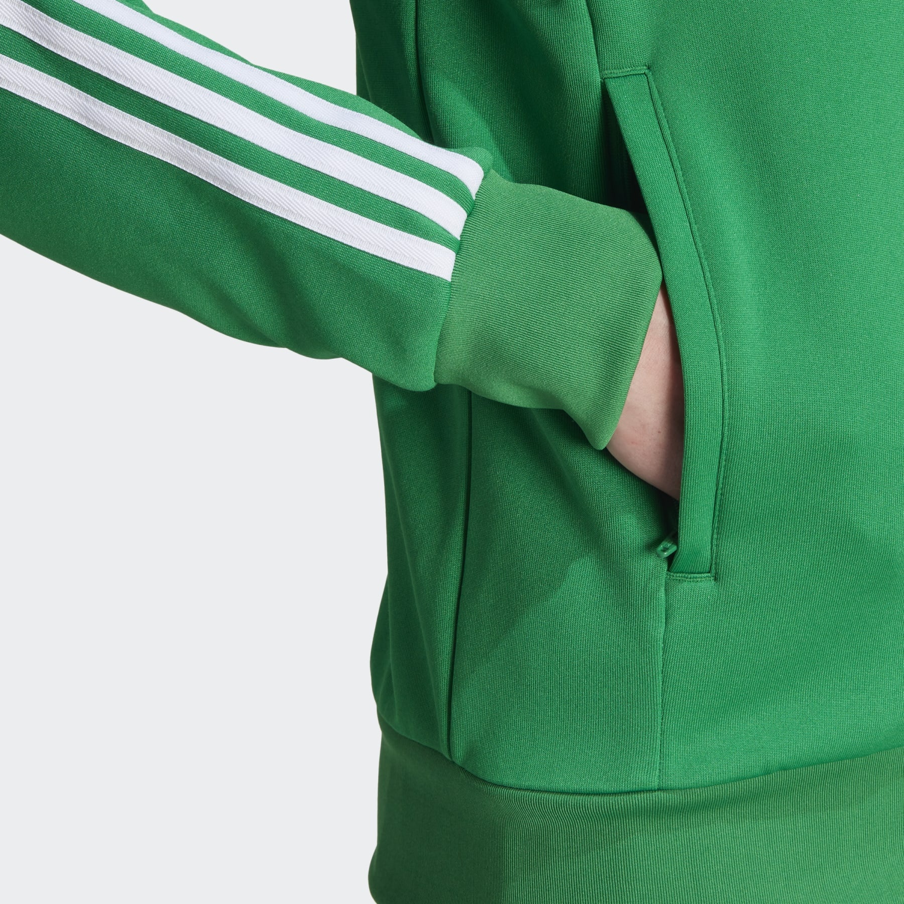 adidas gazelle silver green womens Adidas Adicolor Classic SST Track Jacket (Size Medium)