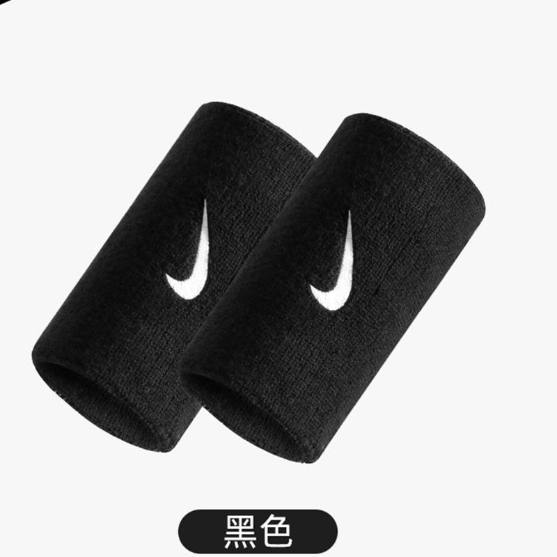 Nike Nike Swoosh Doublewide Wristband 'Black' NNN05010OS outlook