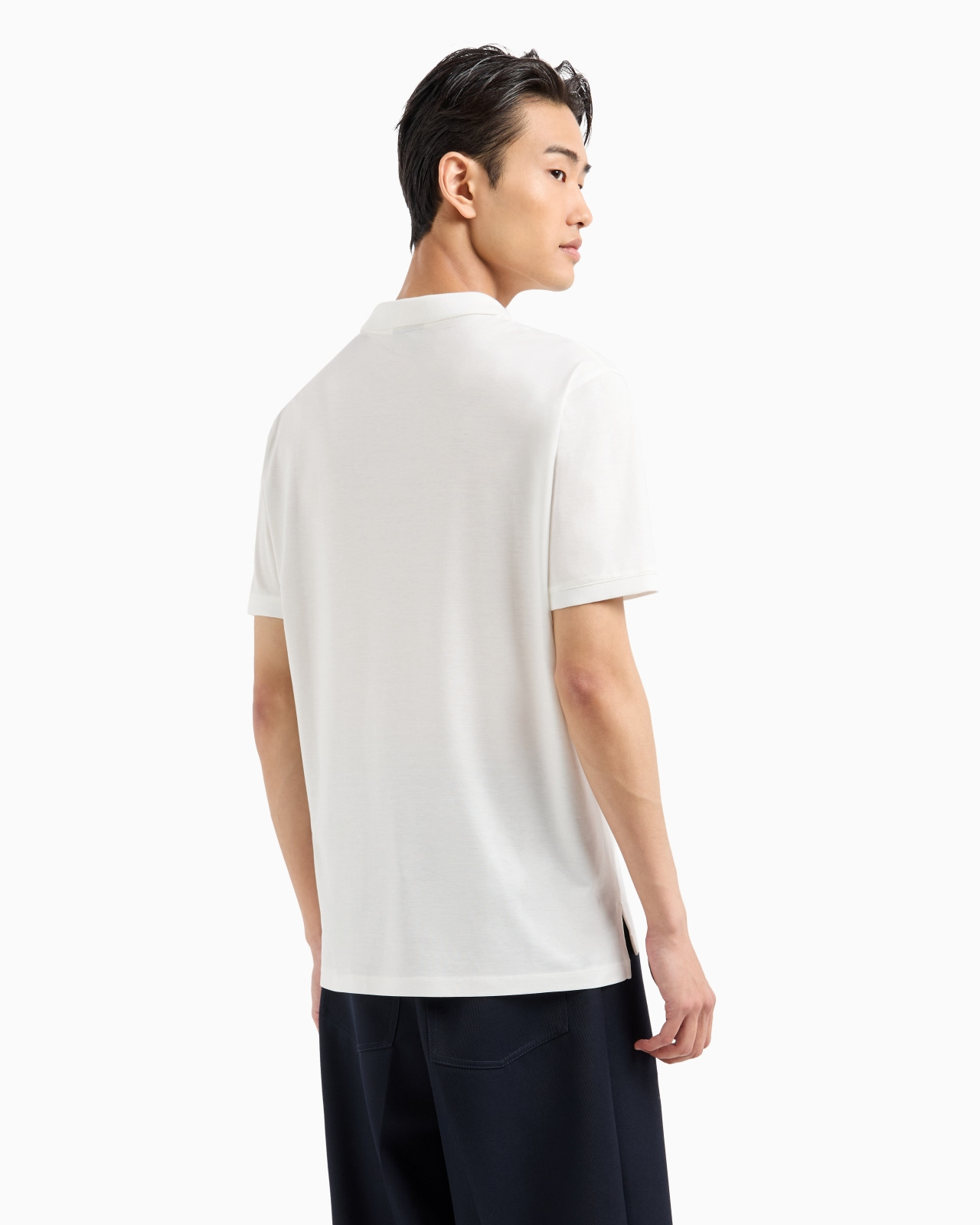 ASV Lyocell-blend jersey polo shirt - 3
