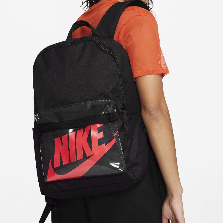 Nike Heritage 2.0 Backpack 'Black Red' BA6175-010 - 5