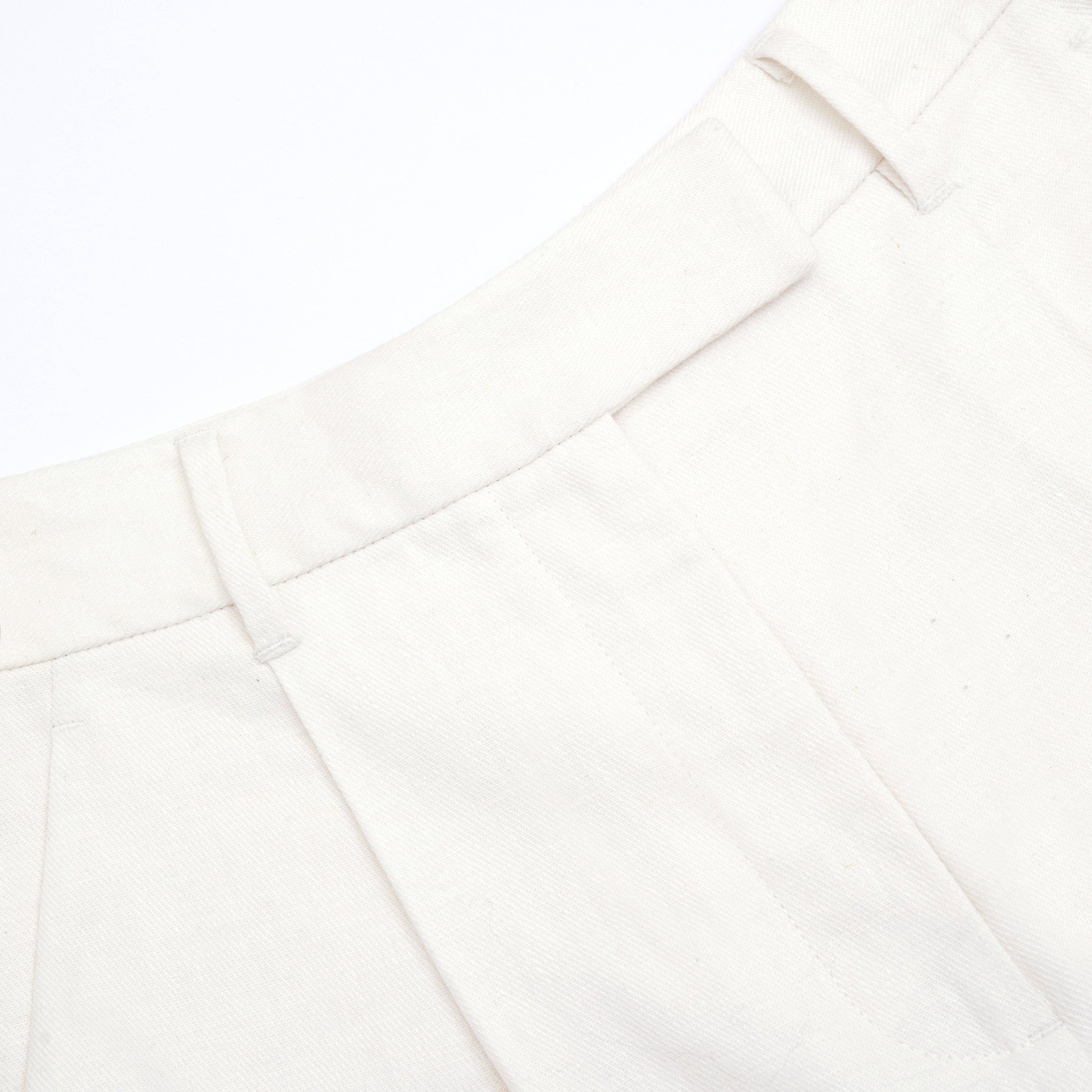 Self-Portrait｜SLACKS (LINEN TROUSERS (PF24103PW-WHITE)) White Linen Trousers – self-portrait-US