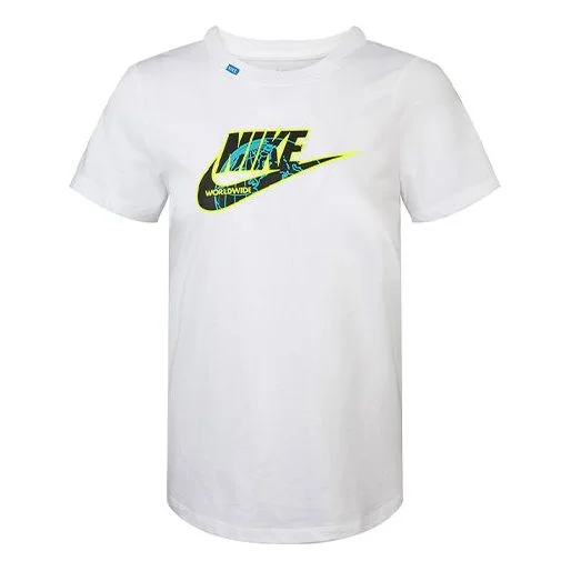 Nike Sportswear Round Neck Casual Short Sleeve White CV9165-100 - 1