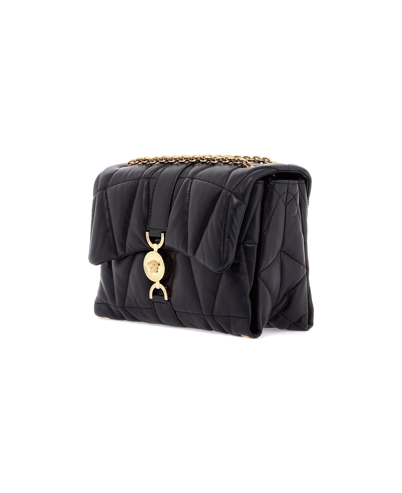 'cleio' Black Leather Crossbody Bag - 3