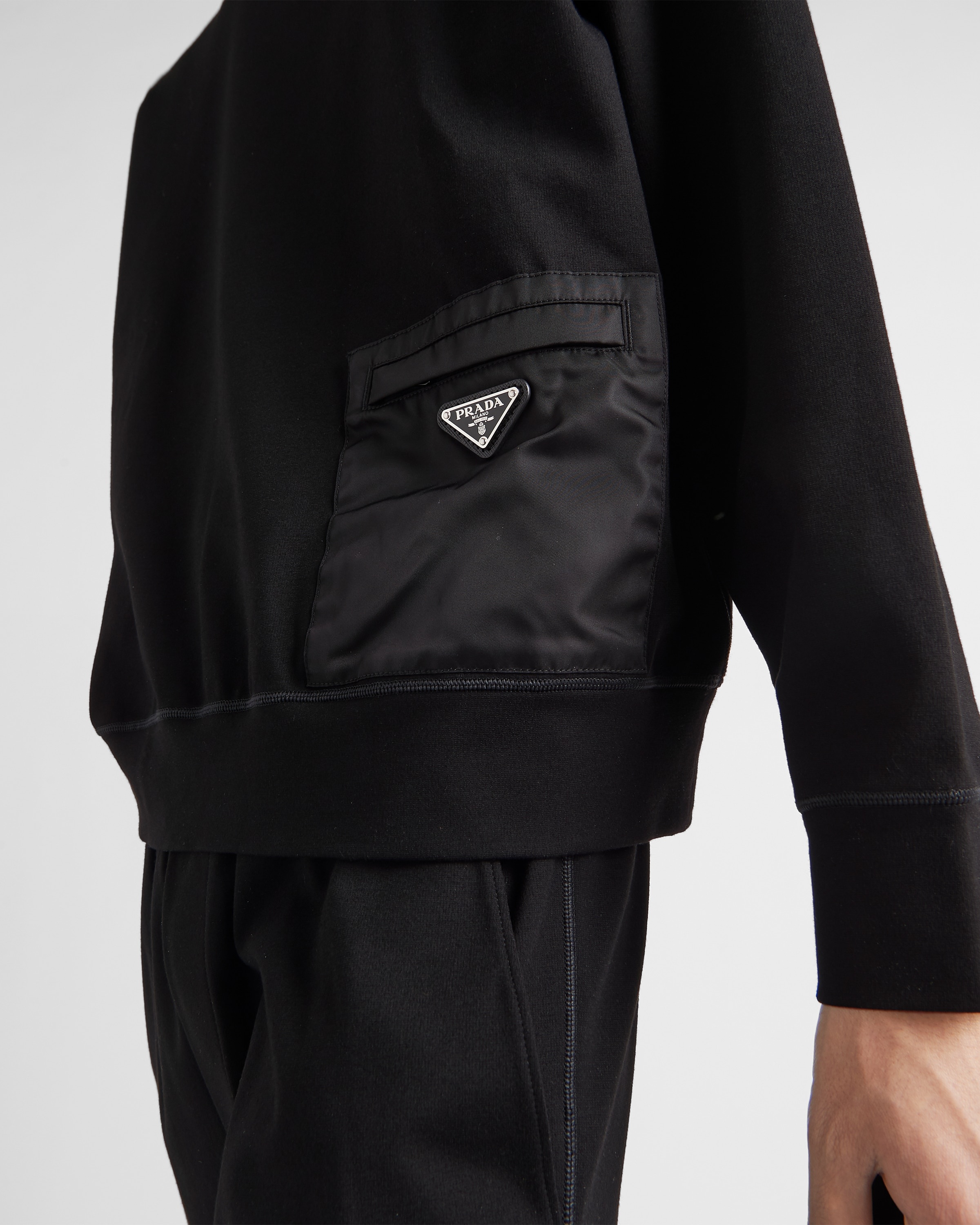 Technical fabric sweatshirt - 3