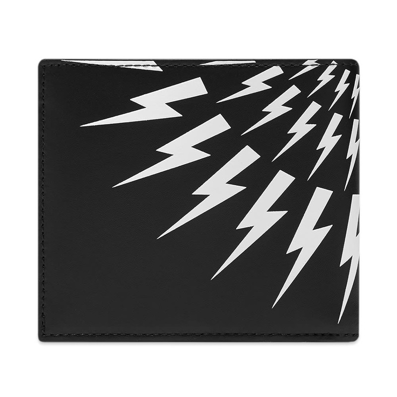 Neil Barrett Neil Barrett Fairisle Thunderbolt Billfold Wallet outlook