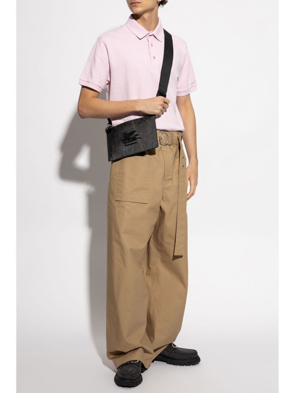 Etro Men Pegaso-Embroidered Polo Shirt - 4