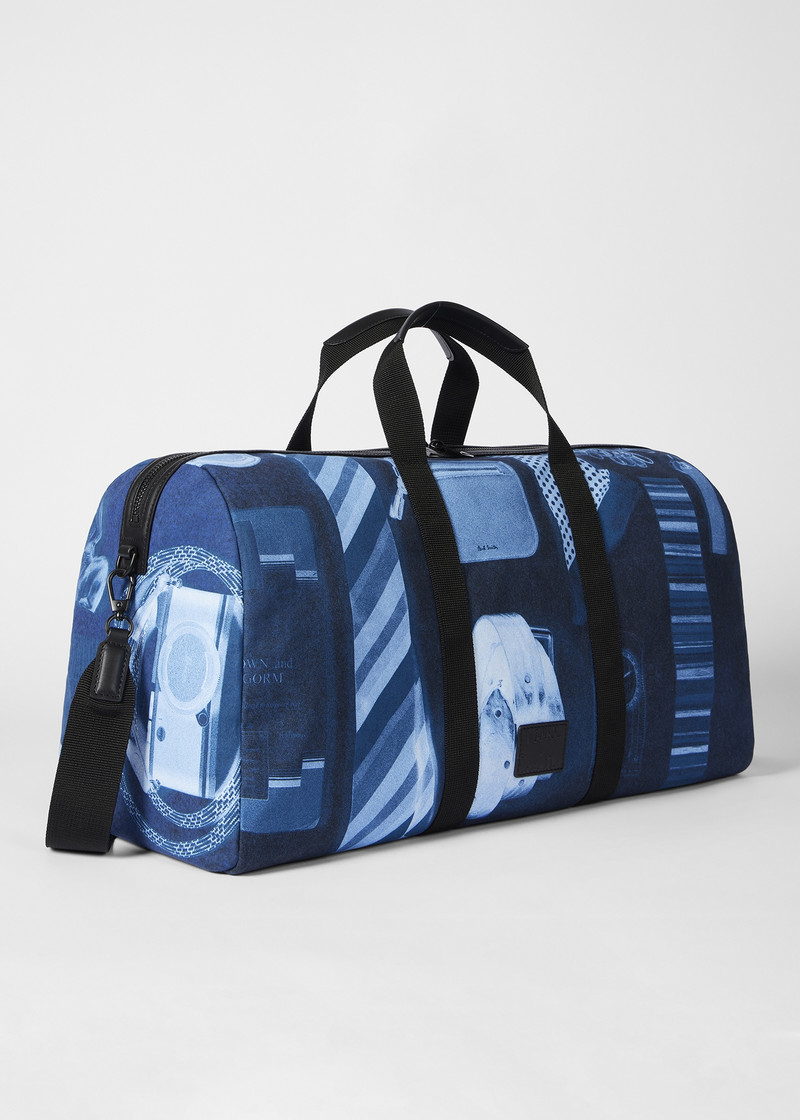 Indigo Blue 'X-Ray' Print Holdall 3