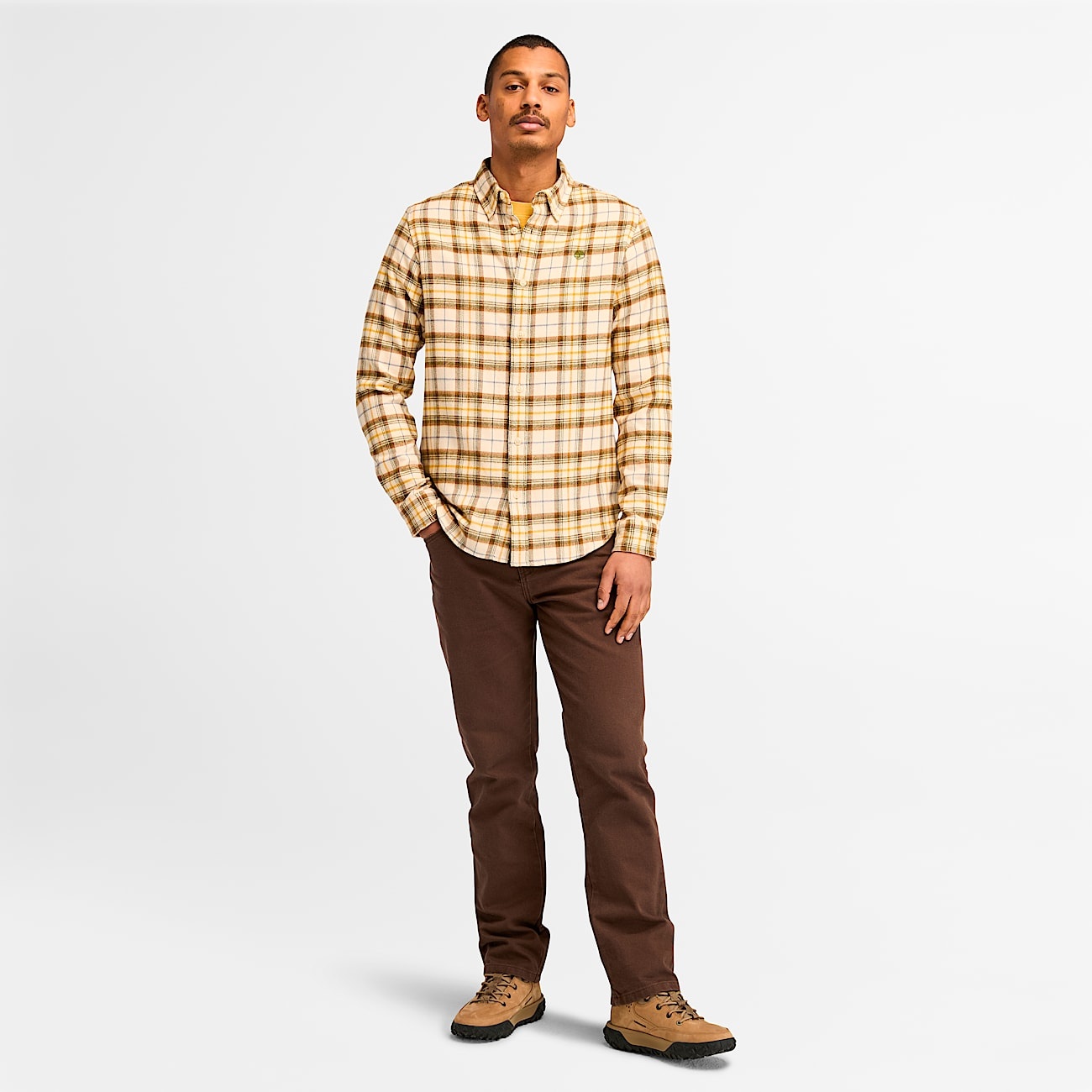 Men's Midweight Flannel Check Shirt - 3