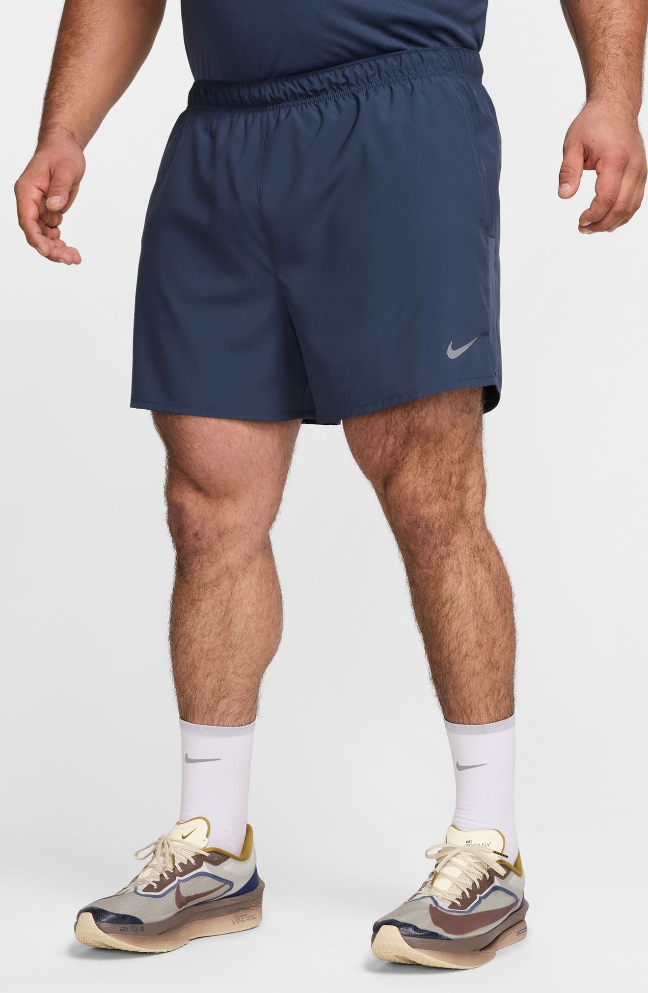 Nike Dri-FIT Challenger 5-Inch Brief Lined Shorts in Thunder Blue at Nordstrom - 3