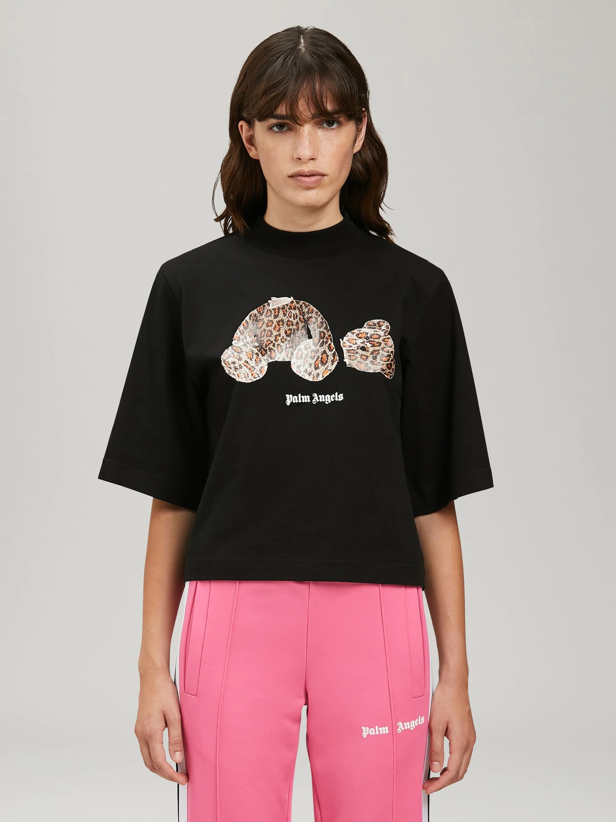 LEOPARD BEAR CROPPED T-SHIRT - 3
