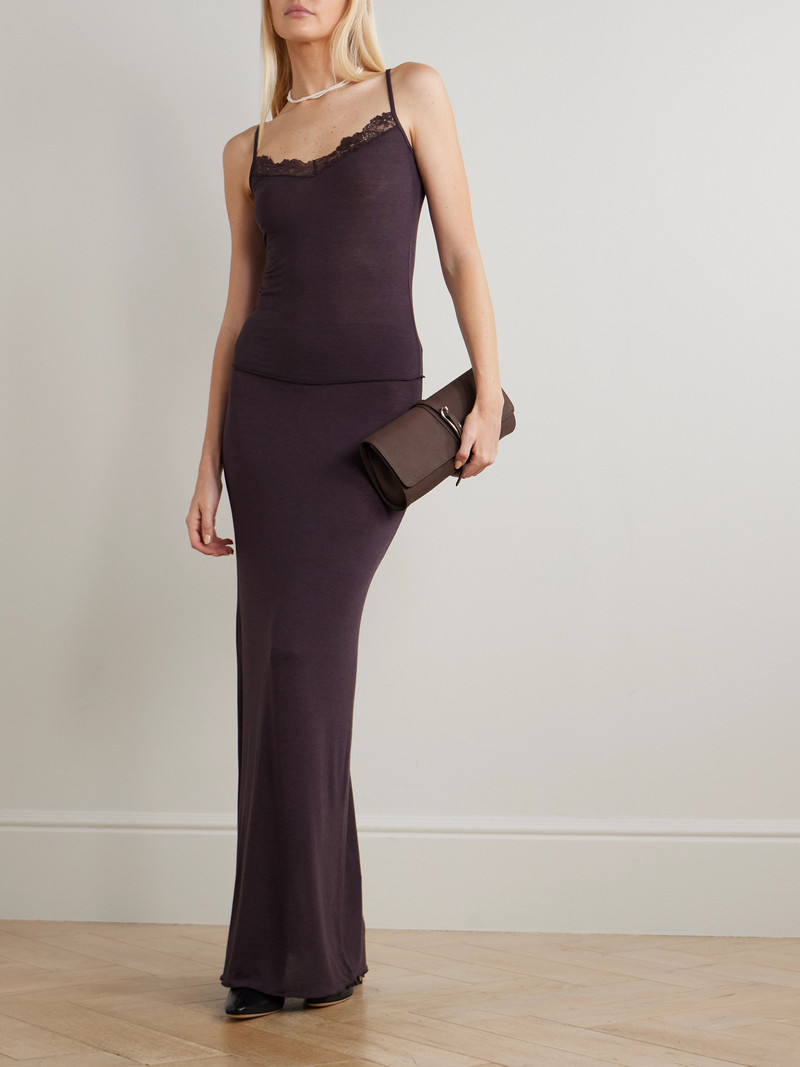 SKIMS Sheer Modal-blend Lace Cami outlook