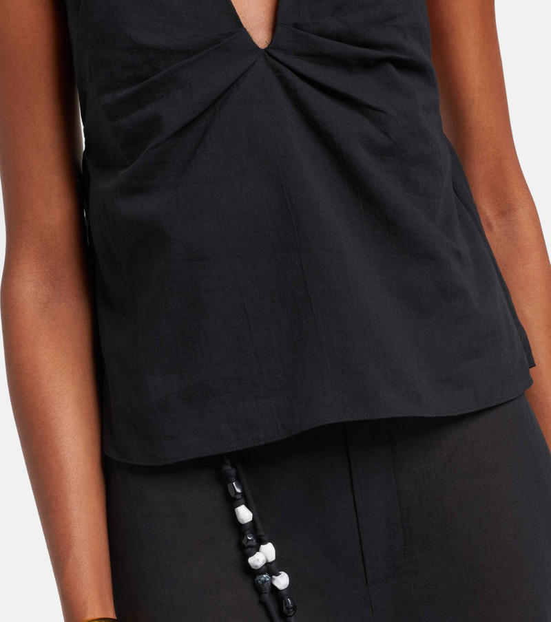 Azura halterneck cotton top 5
