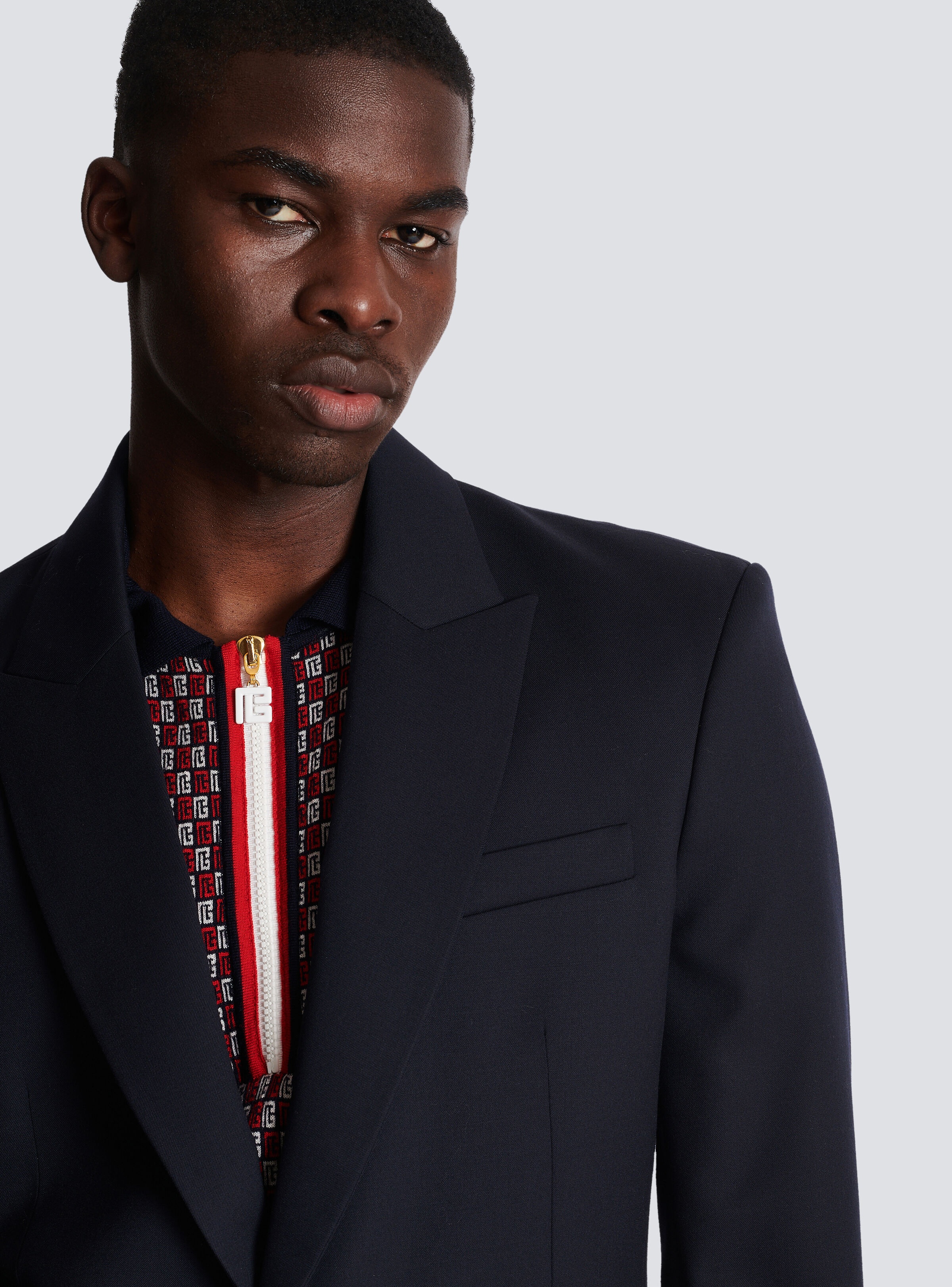 2-button wool jacket - 7