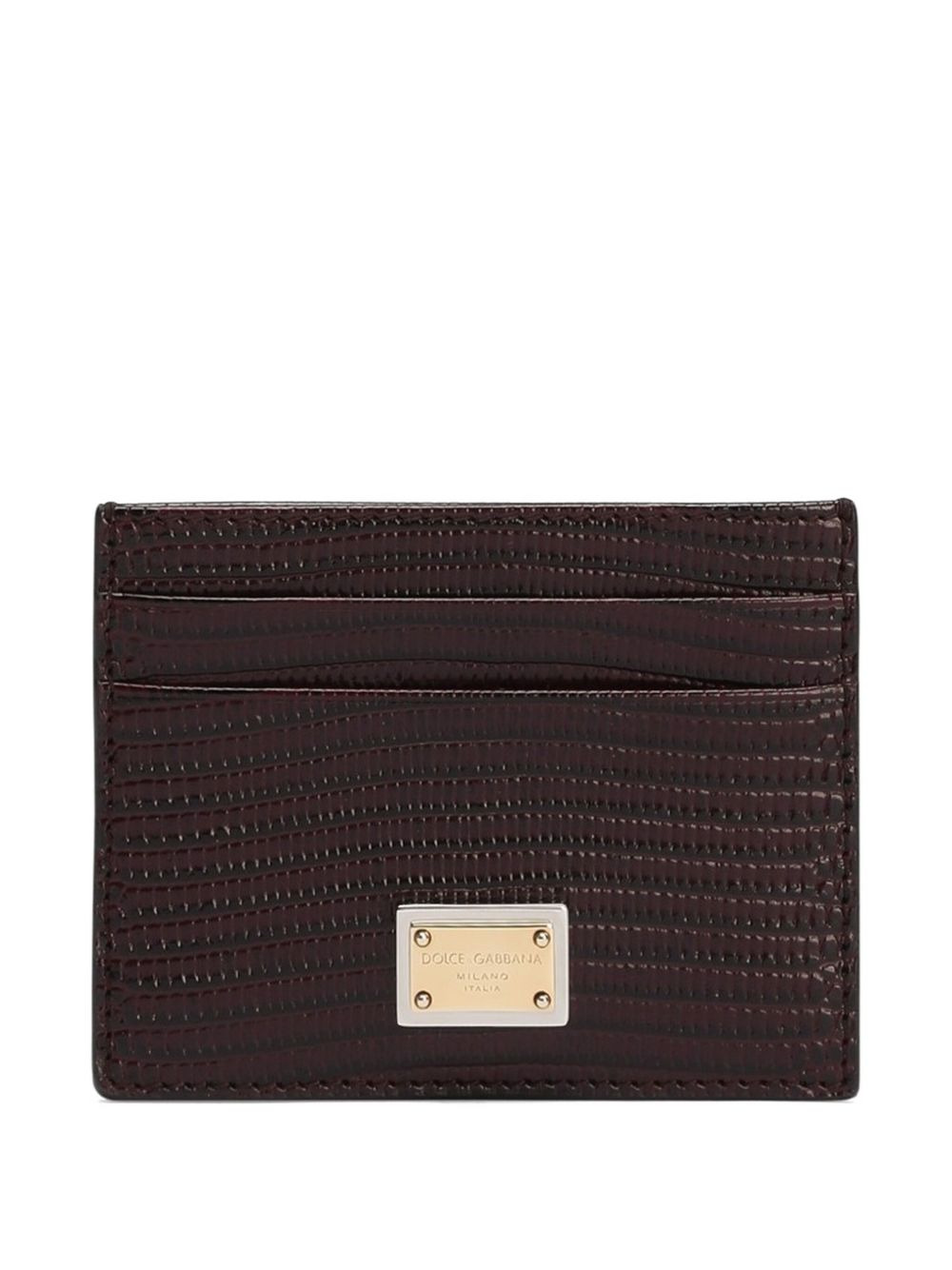 logo-plaque cardholder - 1