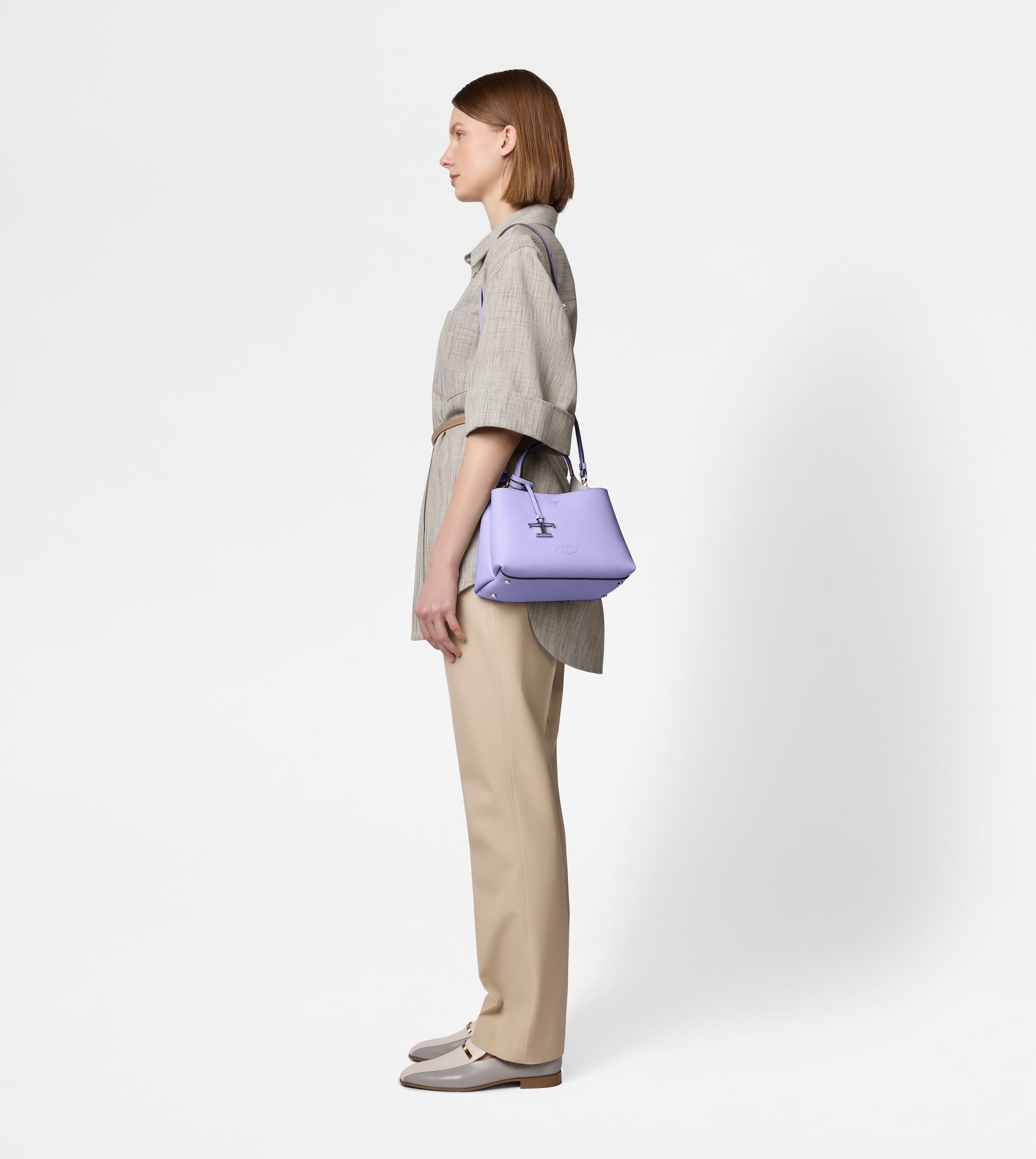 BAG IN LEATHER MICRO - VIOLET - 6