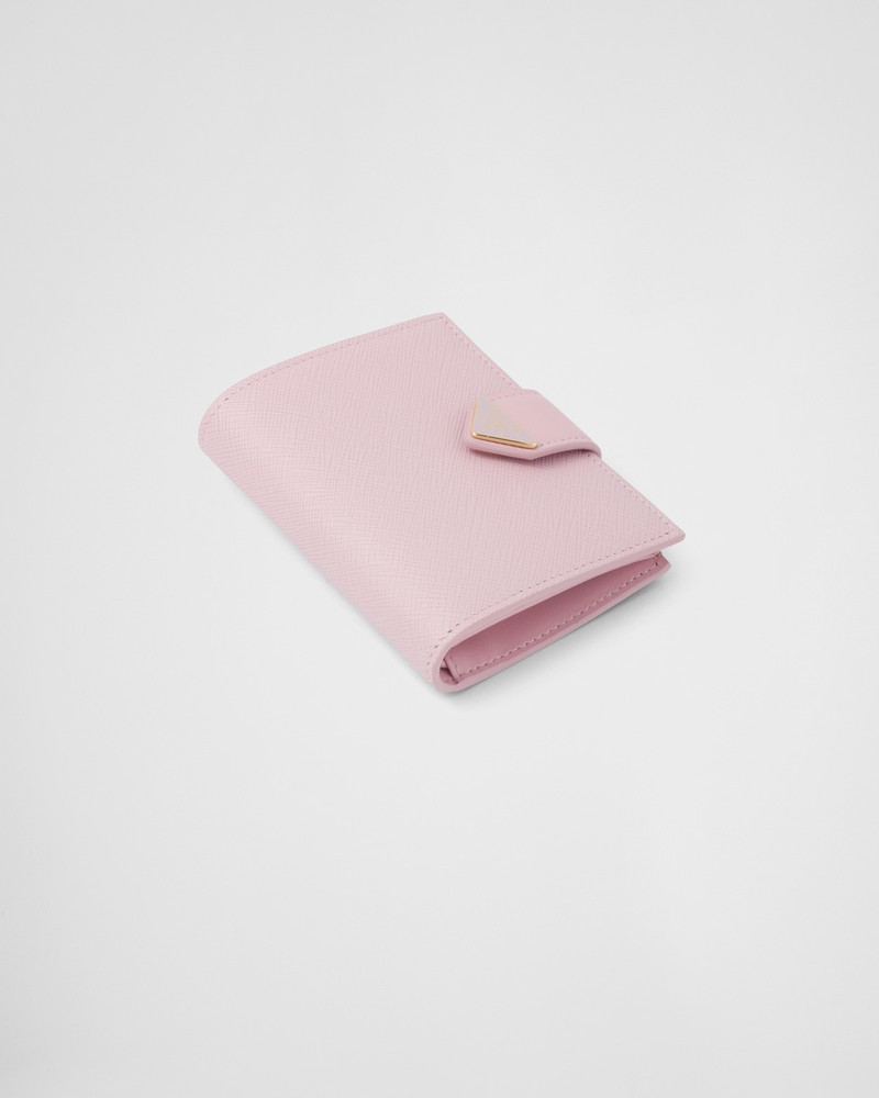 Prada Small Saffiano and leather wallet outlook