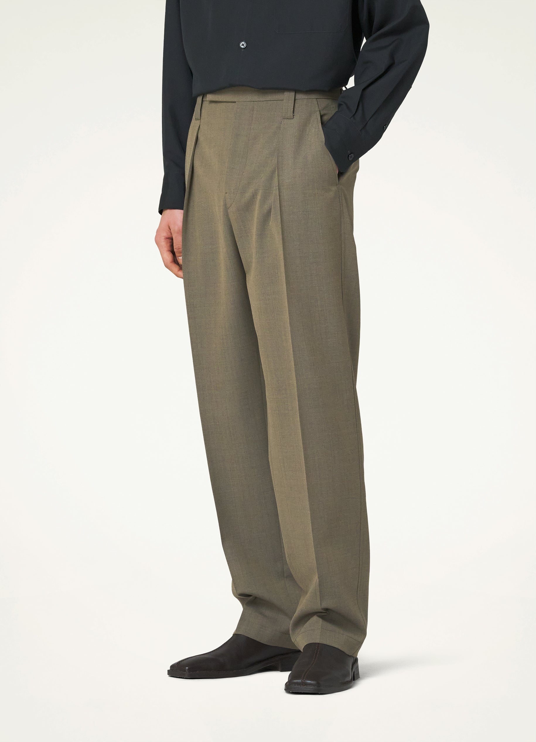ONE PLEAT PANTS - 2