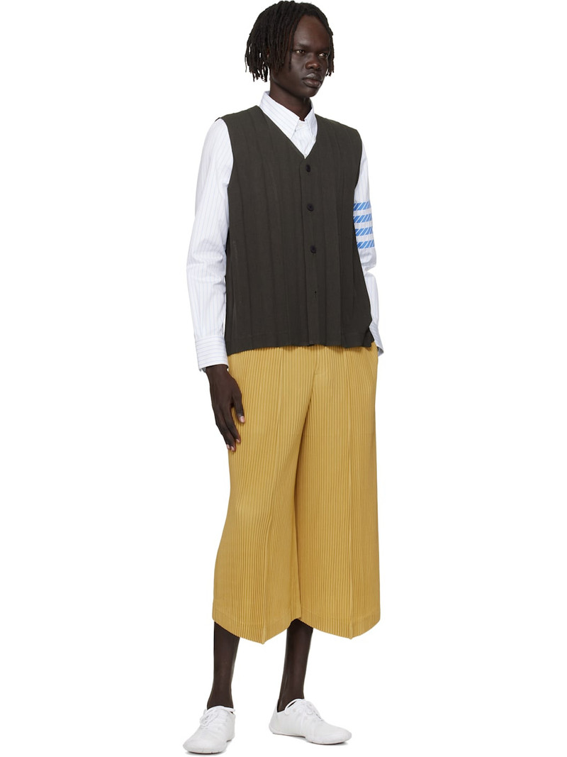 ISSEY MIYAKE Yellow Monthly Color June Trousers outlook