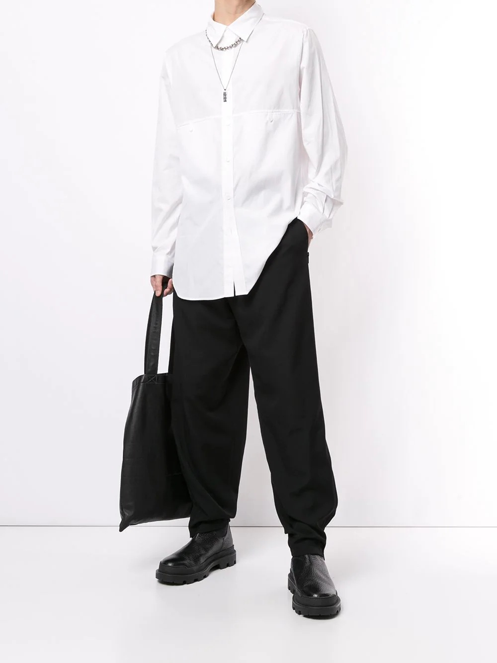 oversized tapered trousers - 2