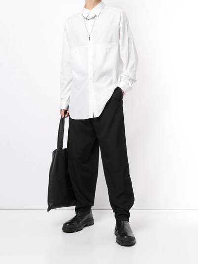 Yohji Yamamoto oversized tapered trousers outlook