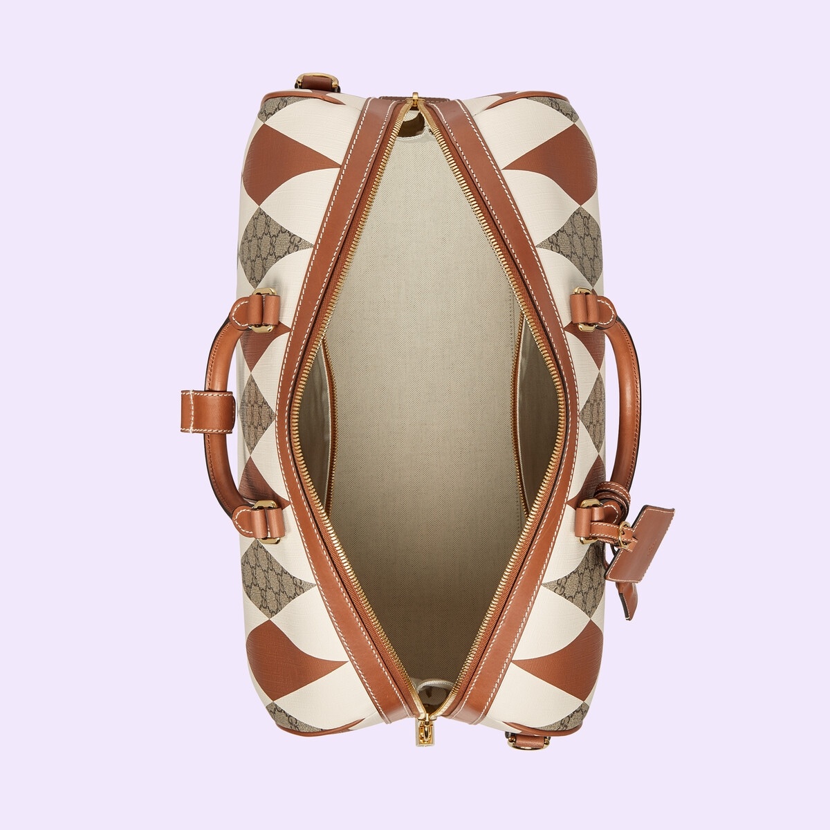 GG rhombus print duffle bag - 8