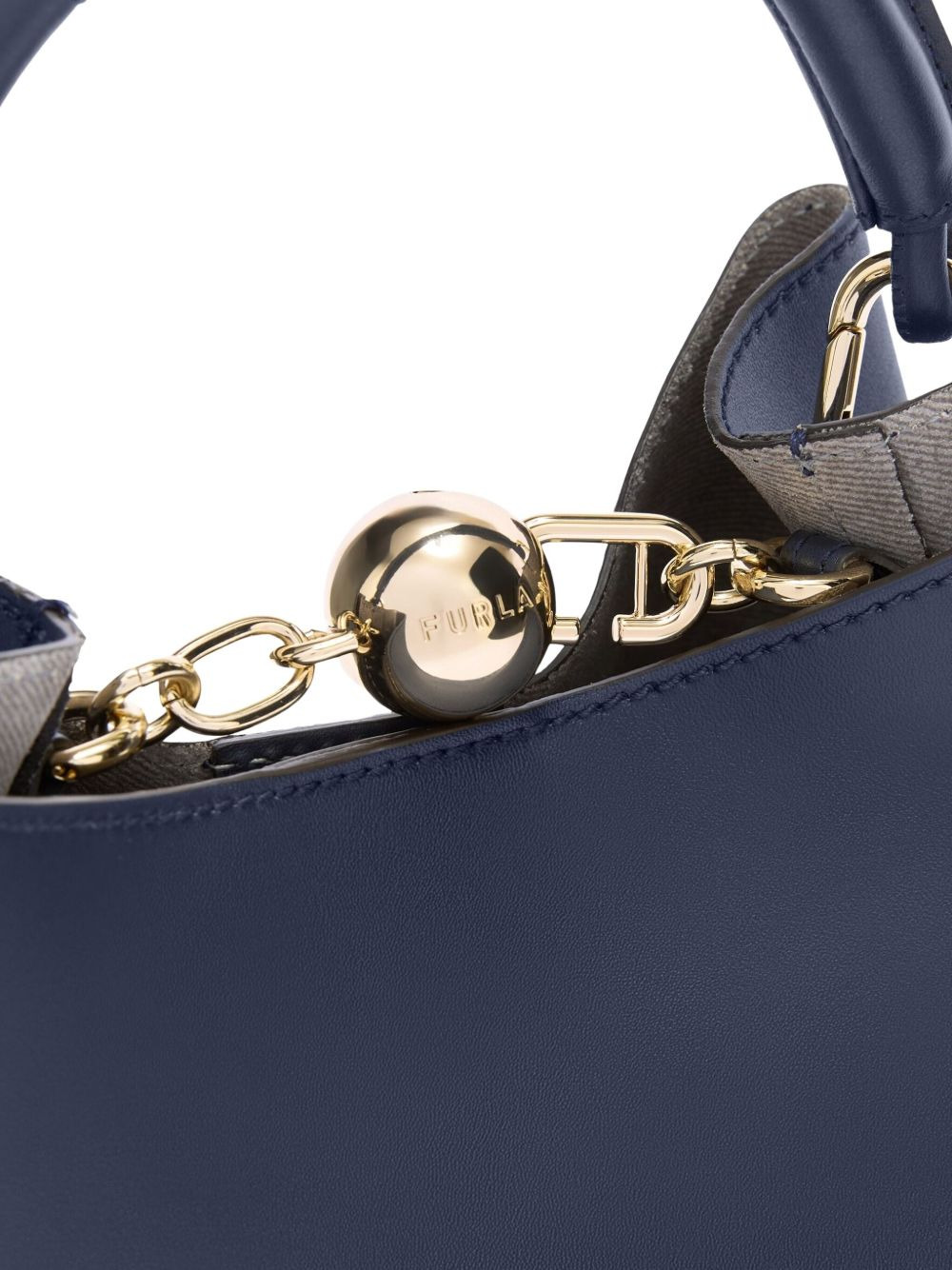 Sfera chain-detail bucket bag - 5
