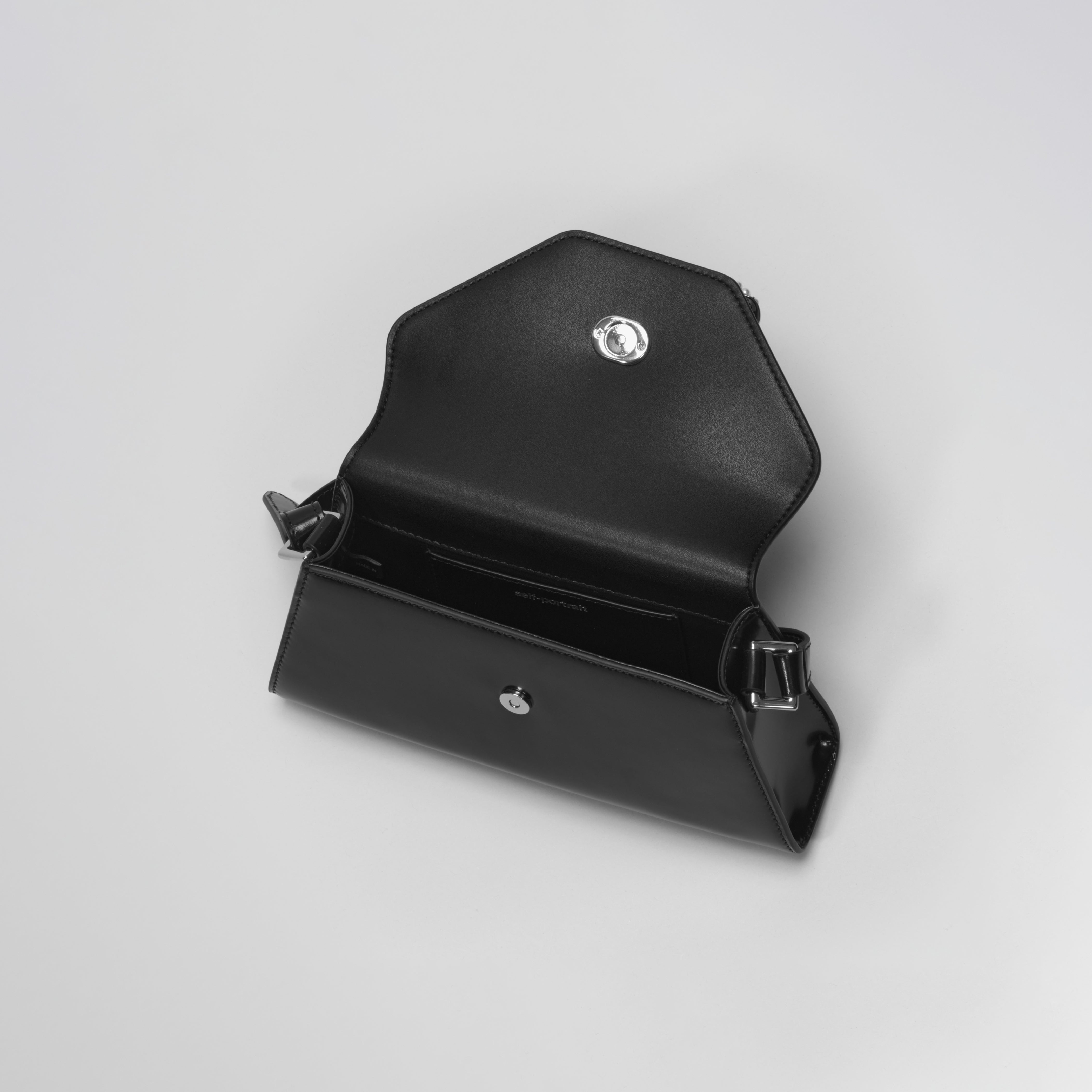 Black Pearl Bow Mini Shoulder Bag - 4