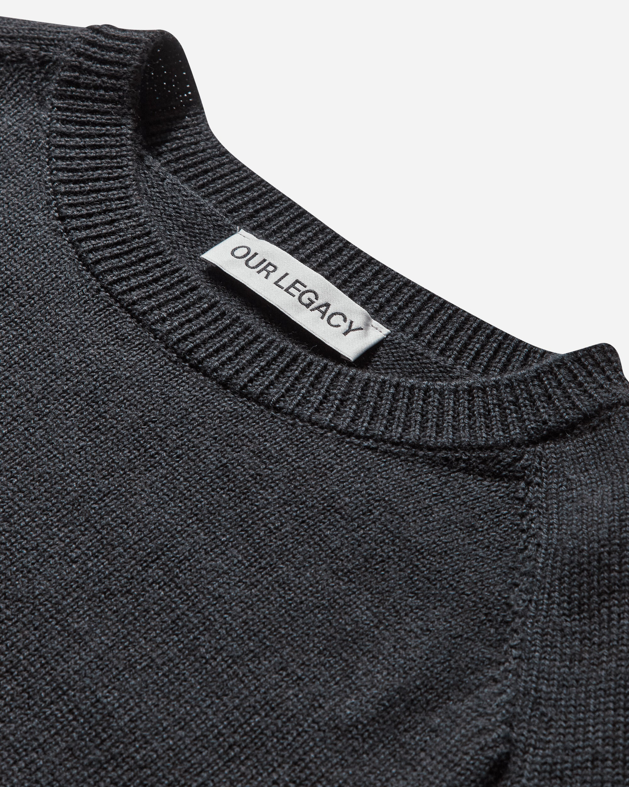 Men's True Roundneck Sweater Off Black - 3