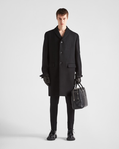 Prada Single-breasted wool and cashmere coat outlook