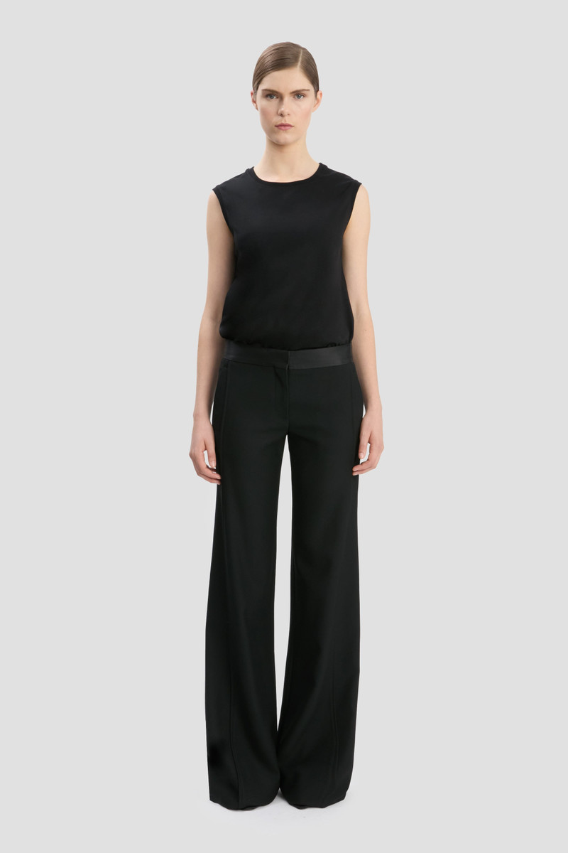 Victoria Beckham Side Panel Trouser In Black outlook