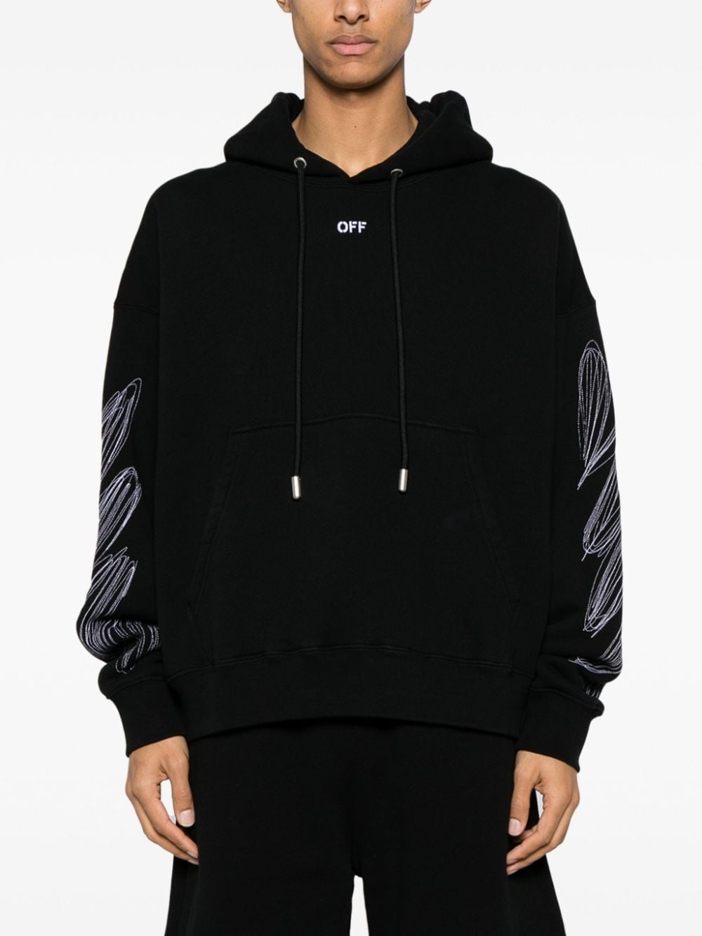 Scribble Diag Skate hoodie - 3