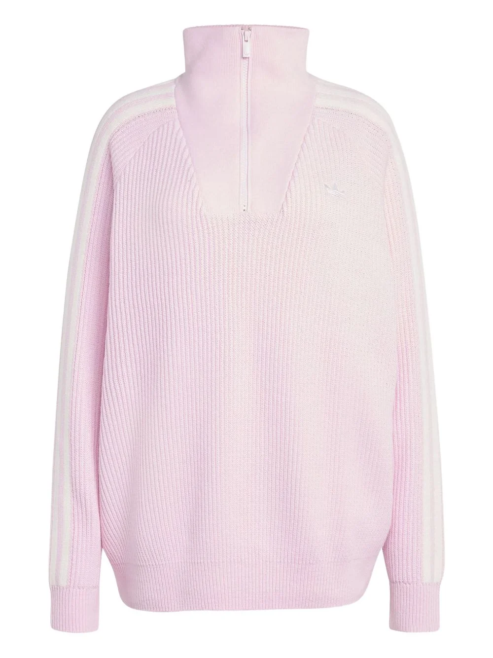 funnel-neck zip-detail jumper - 1