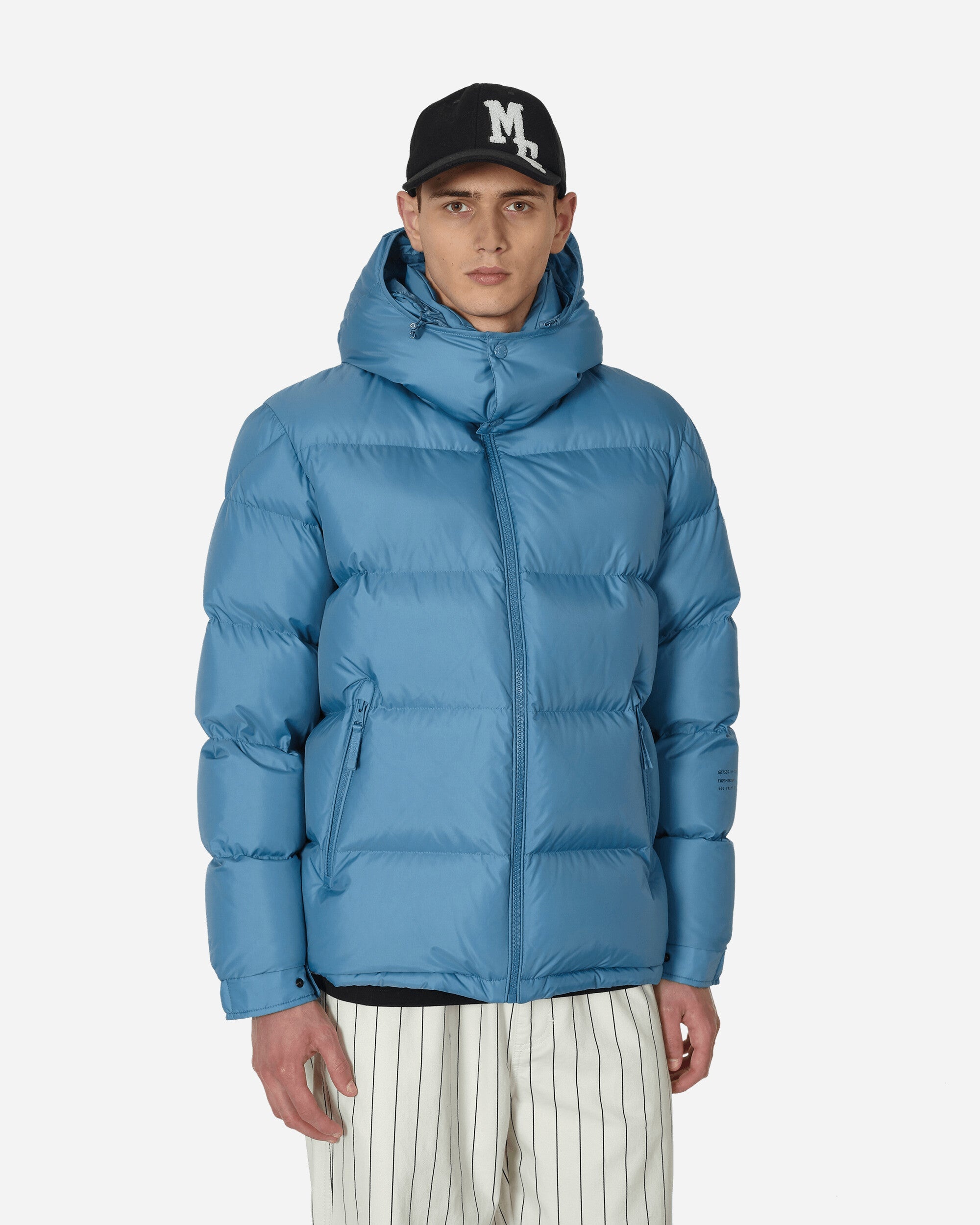 Moncler FRGMT Acanthus Down Jacket Blue | slamjam | REVERSIBLE