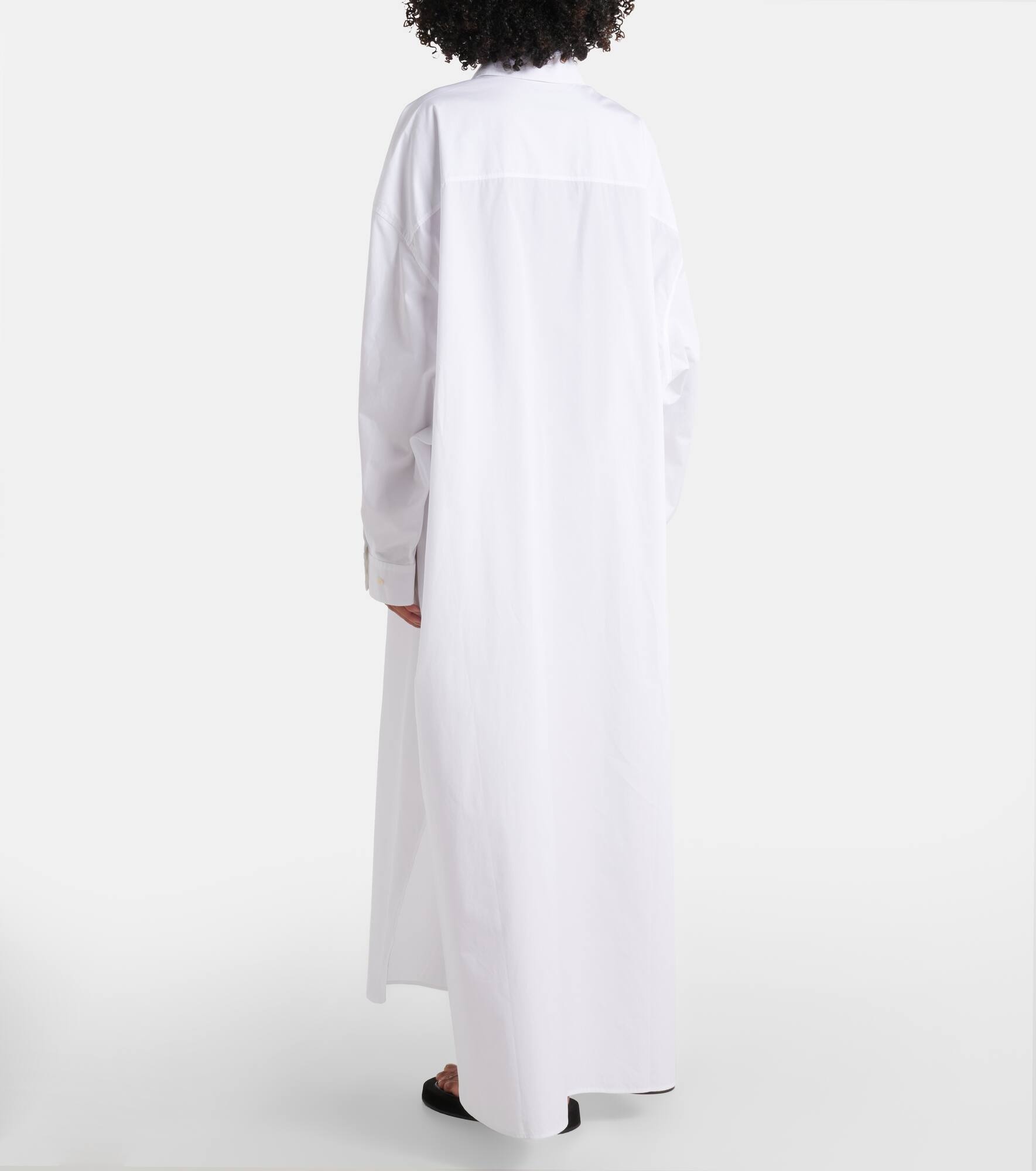 Oversized cotton shirtdress - 3