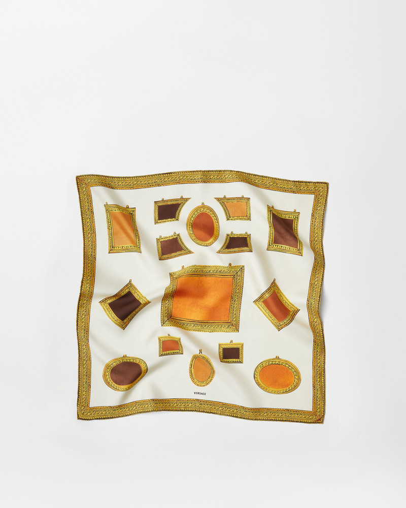 Printed Silk Twill Scarf 70 cm 1