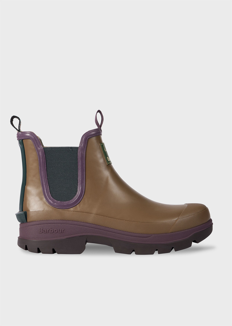 Paul Smith loves Barbour - Tan Ankle Wellingtons 1