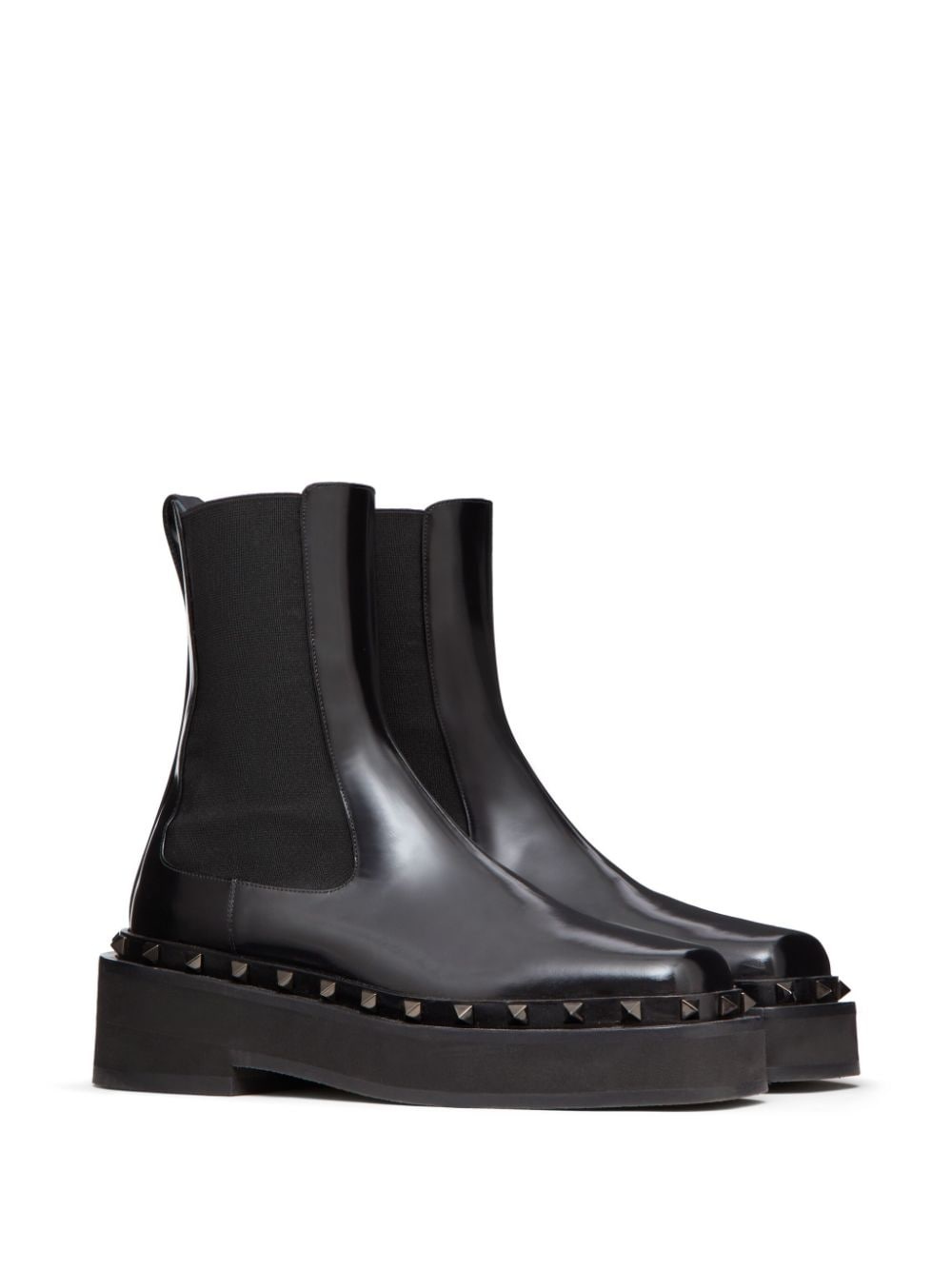 M-Way Rockstud Beatle leather boots - 2