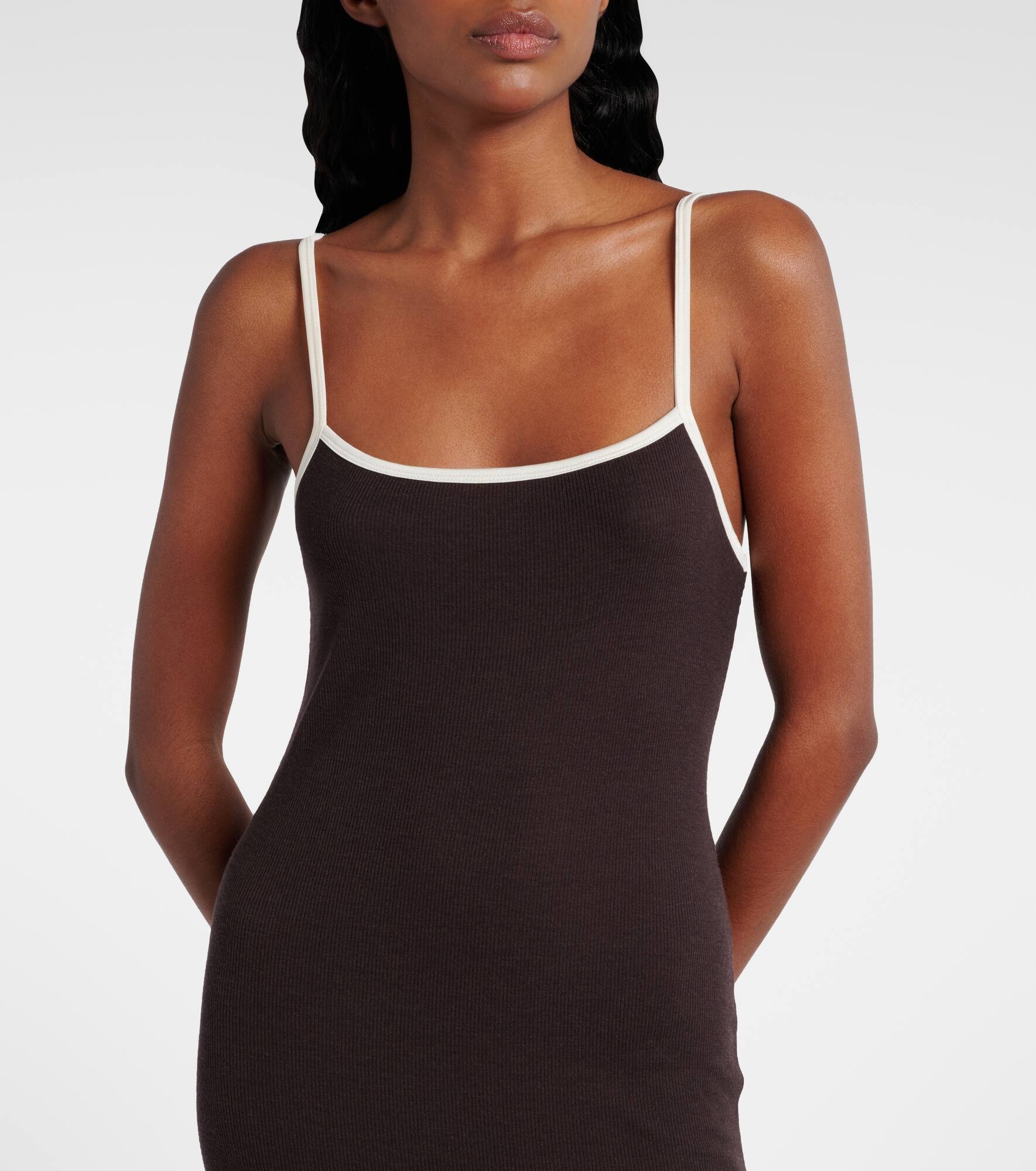 Jersey slip dress - 4