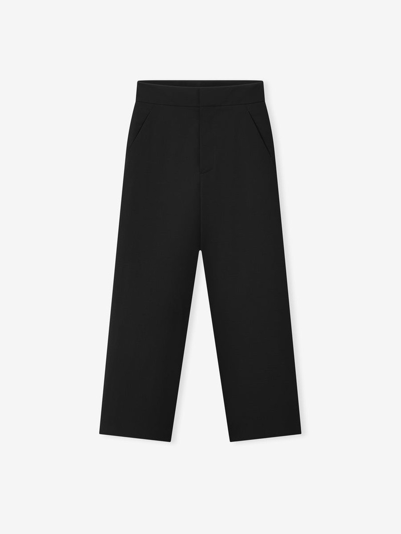 Wool Ripstop Casual Flat Front Pant - 1