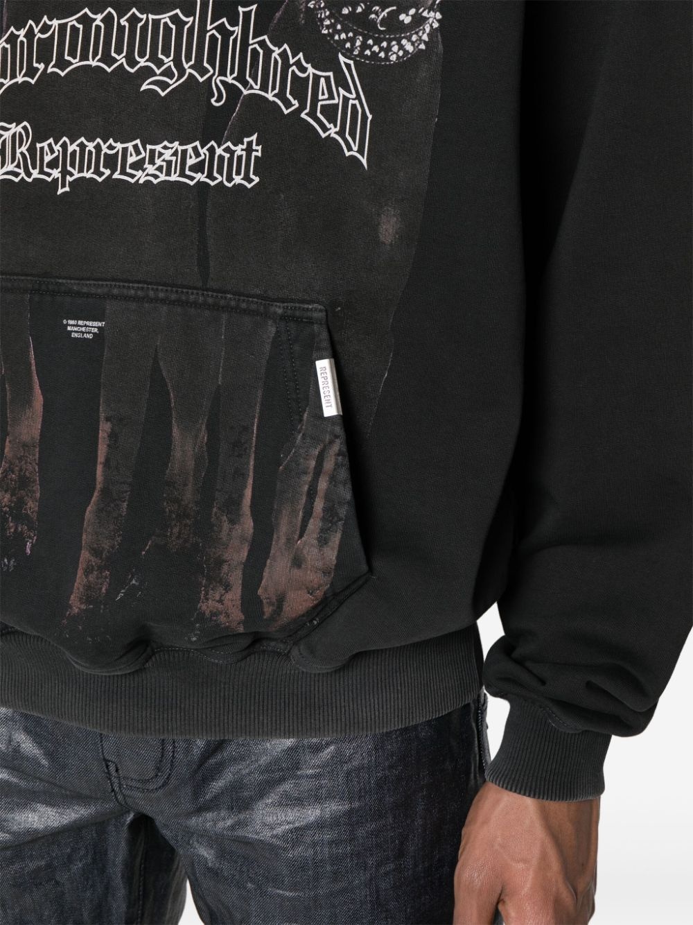 Thoroughbred cotton hoodie - 5