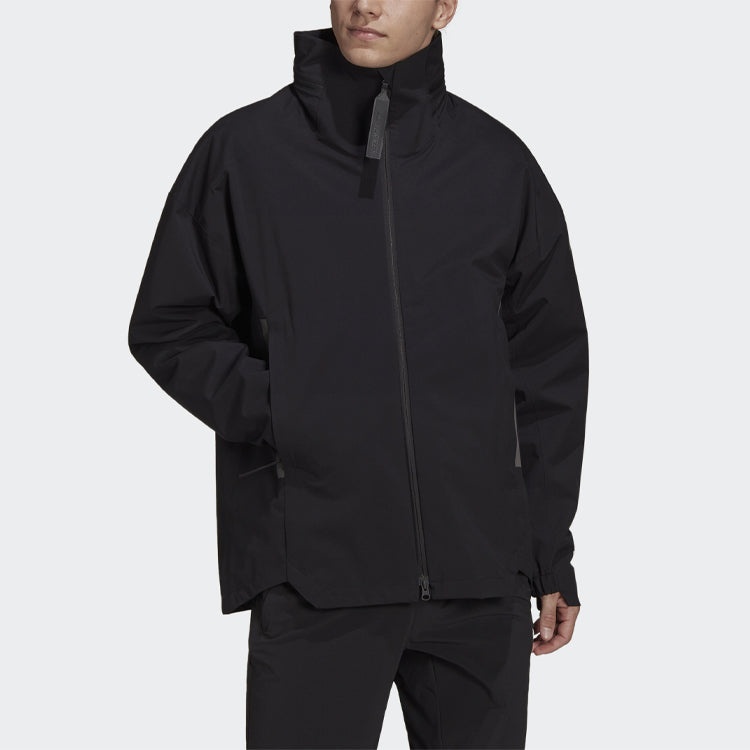 adidas Terrex C Myshelter .r waterproof Sports Outdoor Hooded Jacket Black H65700 - 2