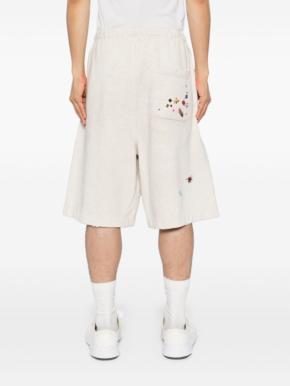 graphic-printed shorts - 4