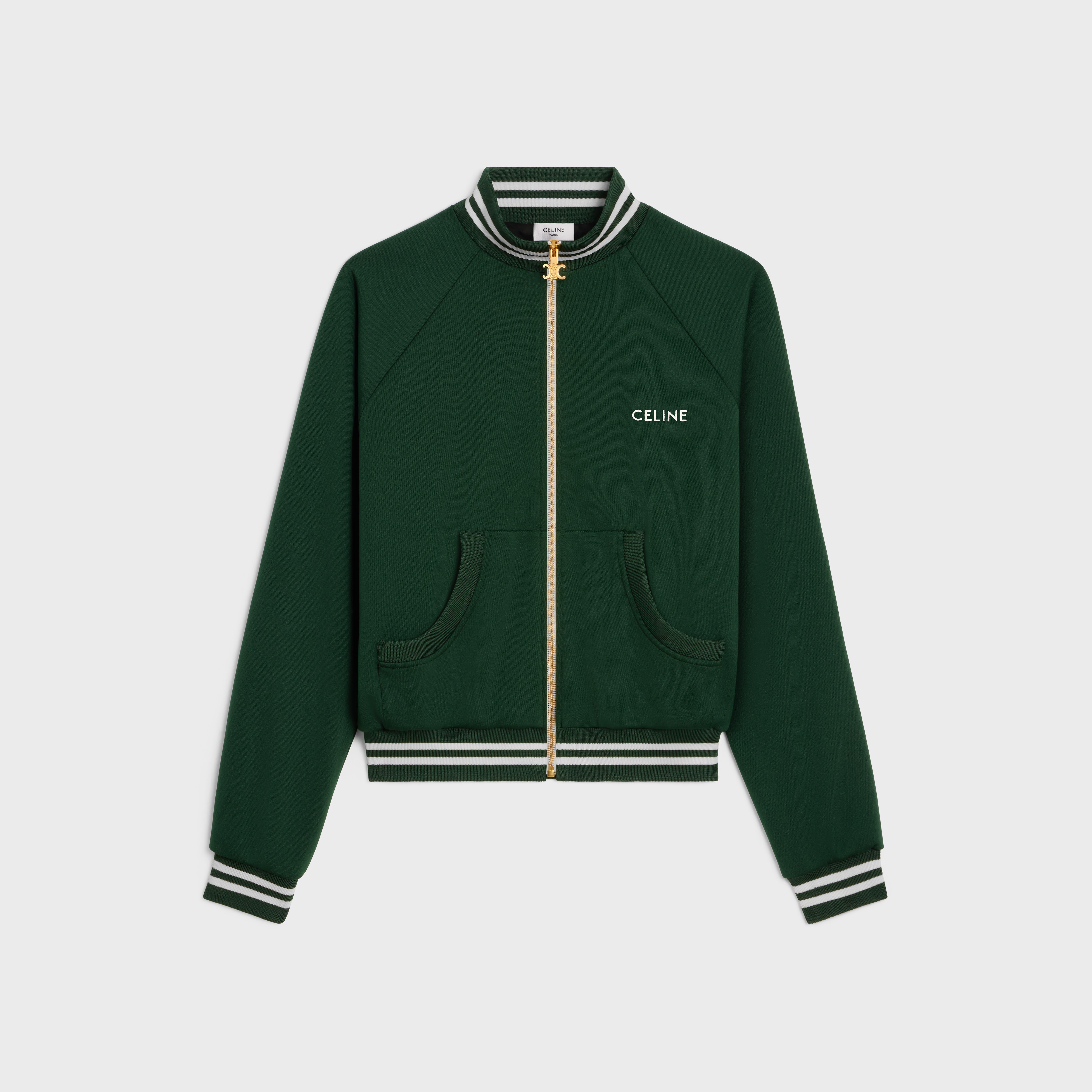 tracksuit jacket in double face jersey - 1