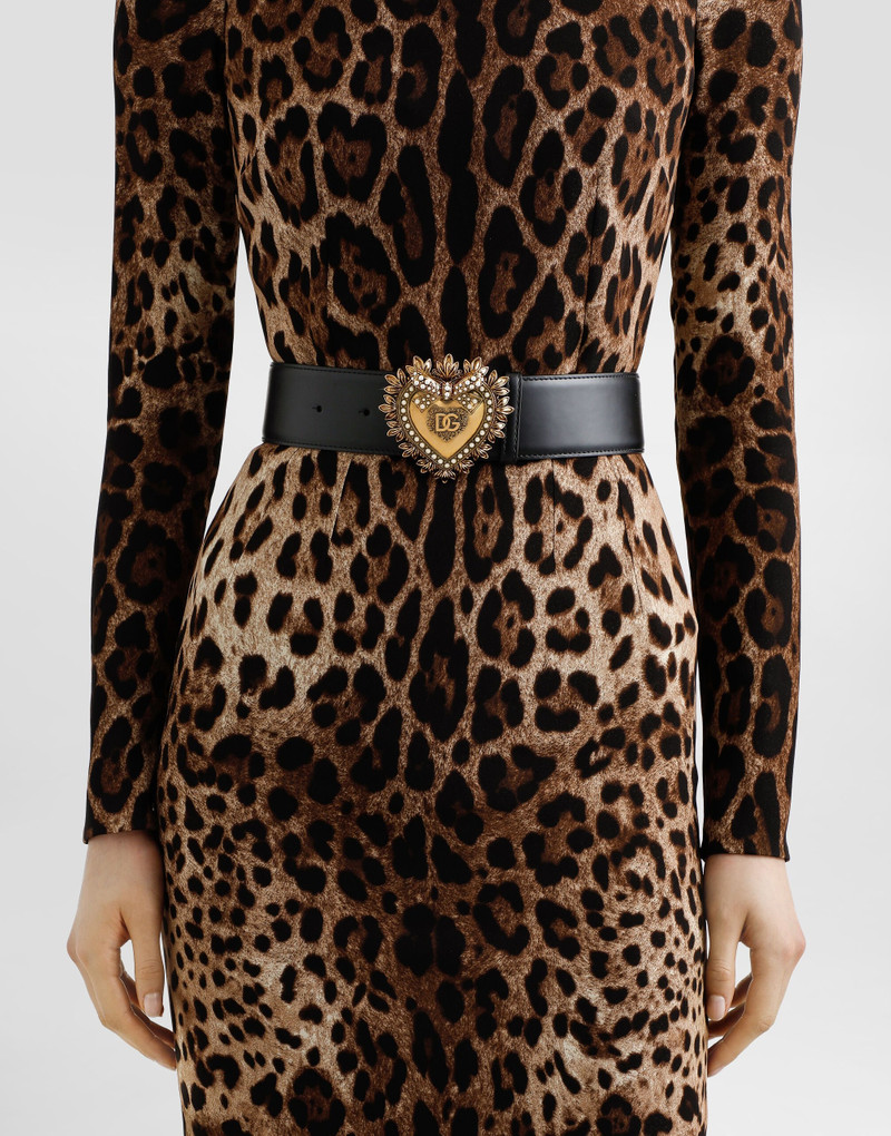 Dolce & Gabbana Devotion belt in lux leather outlook