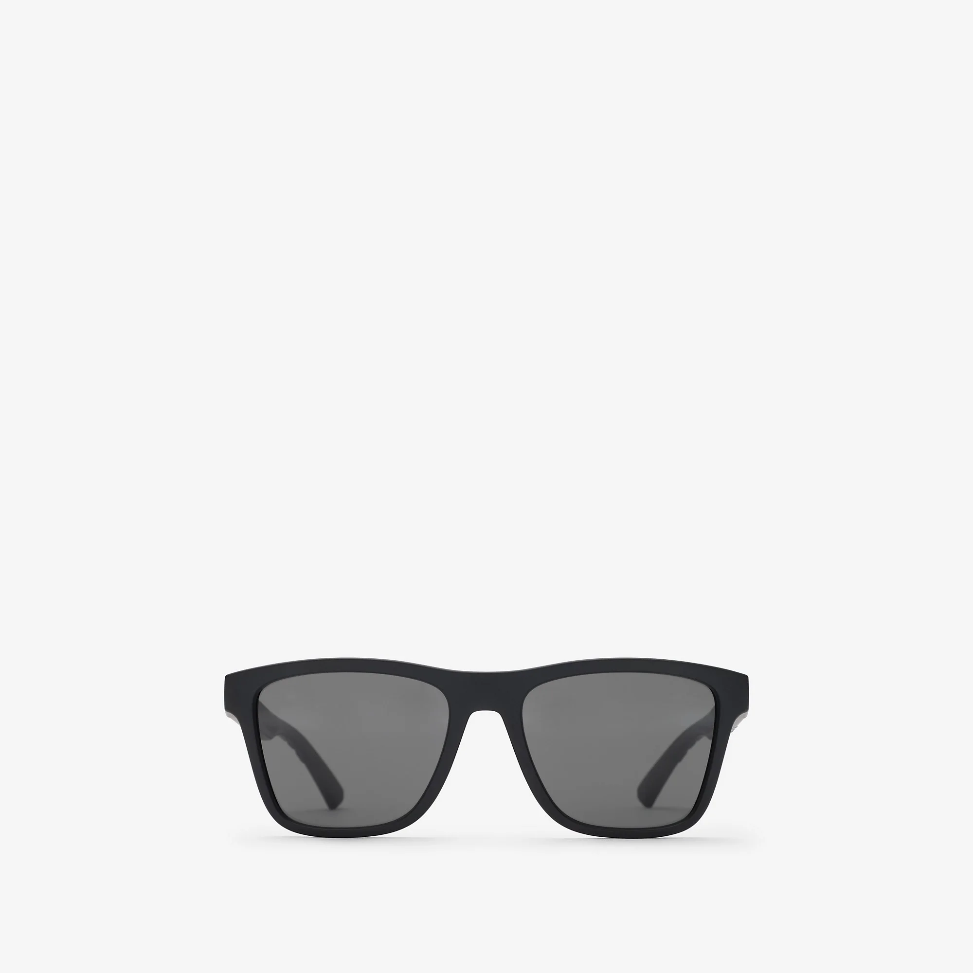 Textured Check Square Sunglasses - 1