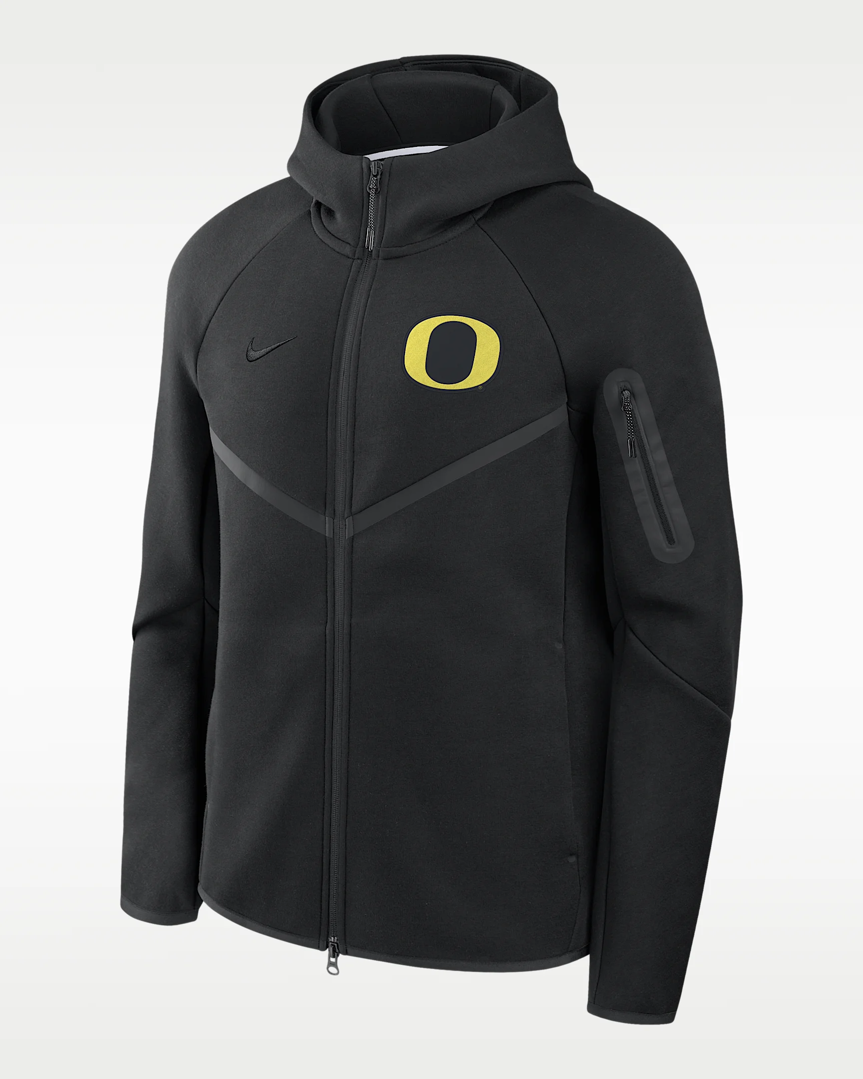 Oregon Tech Fleece Windrunner Men's Nike College Full-Zip Hooded Jacket - 1